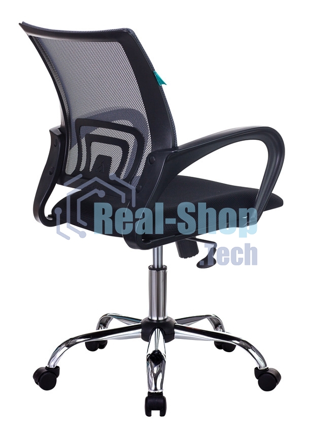 Кресло компьютерное Бюрократ CH-695N/SL/DG/TW-11 темно-серый TW-04 сиденье черный TW-11, крестовина хром