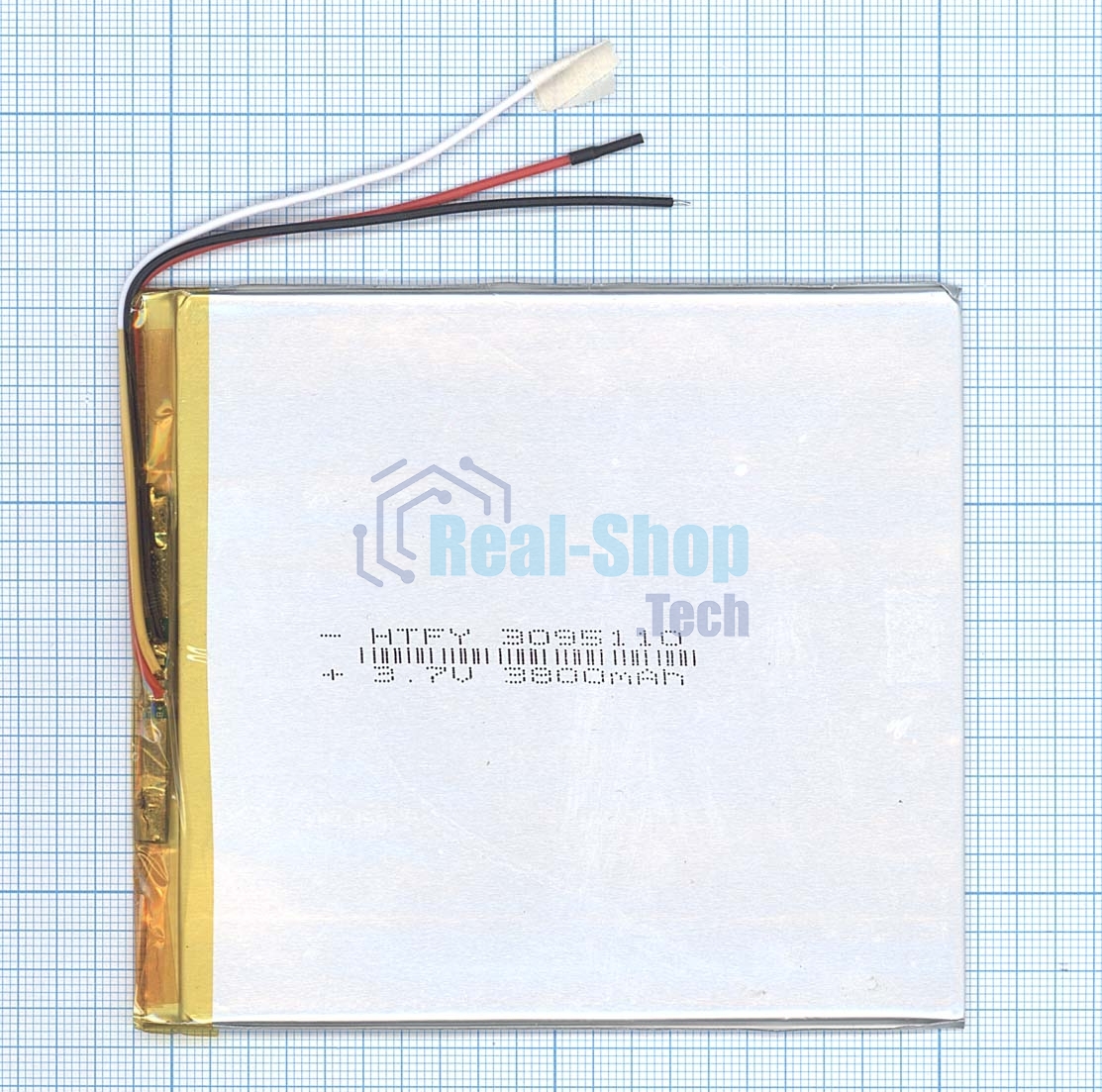 Аккумулятор Li-Pol (батарея) 3x95x110 мм 3pin 3.7V/3800mAh