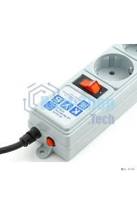 Сетевой фильтр POWER CUBE 1,9 м.* 5 розеток, серый