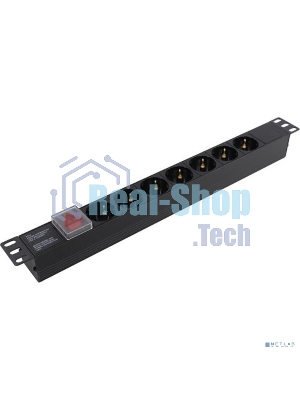 Блок розеток горизонтальный ExeGate ServerPro PDU-19H703 Al-7S-C20-SW, 19