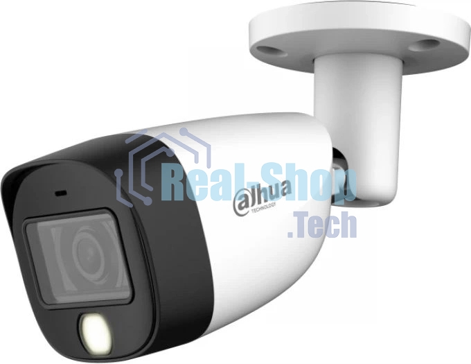 Камера видеонаблюдения аналоговая Dahua DH-HAC-HFW1200CMP-IL-A-0280B-S6 2.8-2.8мм HD-CVI HD-TVI цв. корп.:белый (DH-HAC-HFW1200CMP-IL-A-0280B)