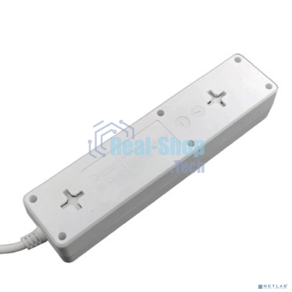 Сетевой фильтр 5bites GARDA SP3W-518 3S, 3x0.75 мм2, 1.8 м, белый