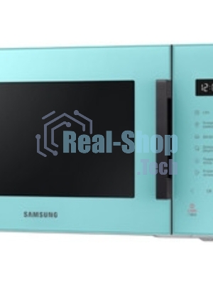 Микроволновая печь Samsung MG23T5018AN/BW голубой, 23 л, 800 Вт, переключатели - сенсор