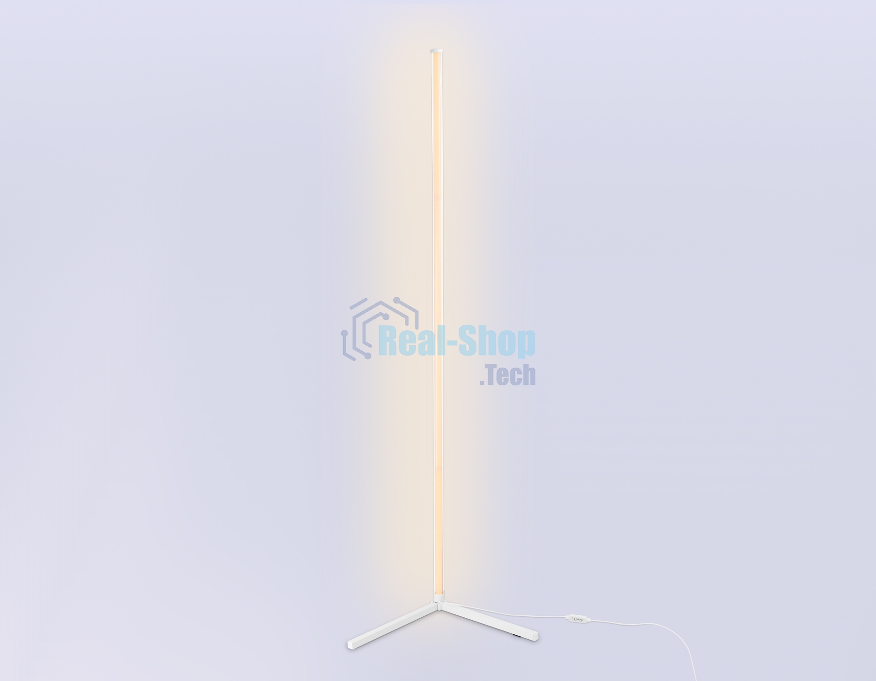 Светильник Ambrella light FL8025 WH белый LED 20W RGB D32*1650 (ПДУ РАДИО 2.4G)