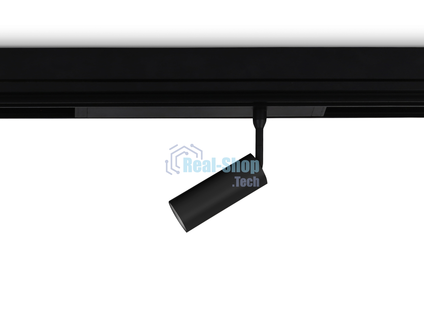 Управляемый светодиодный светильник для шинопровода Magnetic Ambrella light GL1202 BK черный IP20 7W 3000K-6400K 220V 36° D35*80 (Без ПДУ)