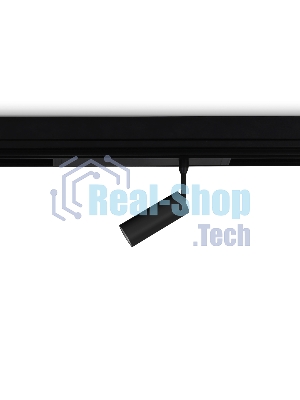 Управляемый светодиодный светильник для шинопровода Magnetic Ambrella light GL1202 BK черный IP20 7W 3000K-6400K 220V 36° D35*80 (Без ПДУ)