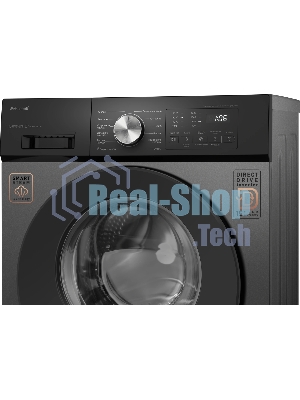 Стиральная машина Weissgauff WM 45127 Direct Drive Inverter Steam Deep Grey серый, загрузка фронтальная 7 кг, 1200 об/мин, класс A+++