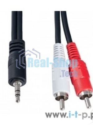 Кабель PERFEO Кабель Jack 3.5 мм вилка - 2xRCA вилка, длина 3 м