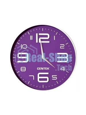 Часы настенные Centek СТ-7101 фиолетовый