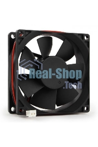 Вентилятор для корпуса Gembird FANPS черный, 80 мм, 2600 об/мин, 27 дБ, 2 pin