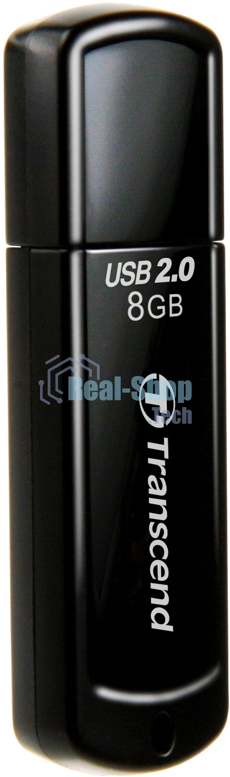 Флешка USB Transcend JetFlash 350 (TS8GJF350), 8Gb, USB 2.0, R/W 12/5, черный