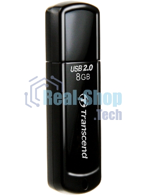 Флешка USB Transcend JetFlash 350 (TS8GJF350), 8Gb, USB 2.0, R/W 12/5, черный