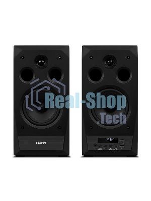Акустическая система 2.0 SVEN MC-20, черный, мощность 2x45Вт (RMS), FM-тюнер, USB/microSD, дисплей, пульт ДУ, Bluetooth, Optical SVEN MC-20, черный, акустическая система 2.0, мощность 2x45Вт (RMS), FM-тюнер, USB/microSD, дисплей, пульт ДУ, Bluetooth, Optical