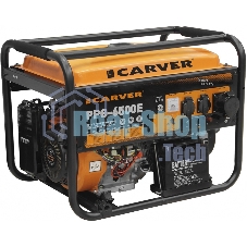 Электрогенератор бензиновый Carver PPG-6500E, 5.5 кВт, 74 дБ, 86 кг