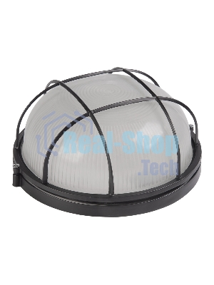 Светильник НПП 1102 100Вт Е27 IP54 черный/круг с реш. LNPP0-1102-1-100-K02 IEK