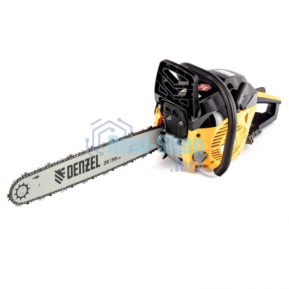 Пила цепная бензиновая Denzel DGS-5820, шина 50 см, 58см3, 4,1 л.с., шаг 0,325, паз 1,5 мм