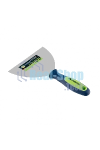 Шпательная лопатка из нержавеющей стали Сибртех 150 мм, 2-комп. ручка