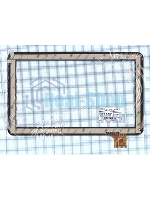 Сенсорное стекло (тачскрин) YCF0464-A, черное