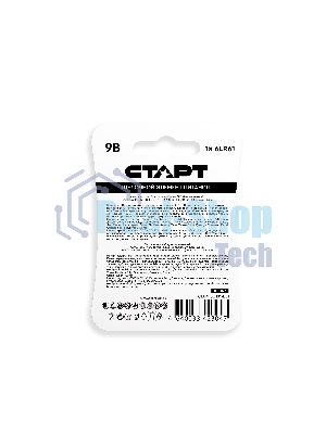 Батарейка СТАРТ 6LR61-BL1 10/200 (1 шт)