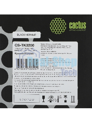 Картридж лазерный Cactus CS-TK3200 (TK-3200) черный (40000 стр.) для Kyocera P3260dn