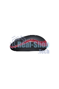 Мышь беспроводная Logitech M185, красный, 1000 dpi, радиоканал, USB, кнопки - 3