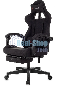 Кресло игровое Zombie Shadow черный Neo Black с подголов. крестов. пластик подст. для ног пластик черный