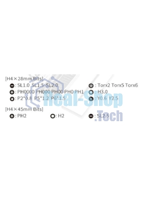 Отвертка электрическая с набором бит Kaisi CS 0312A