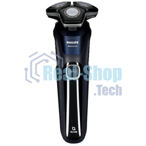 Электробритва роторная Philips S5885/10 реж.эл.:3 питан.:аккум. темно-синий