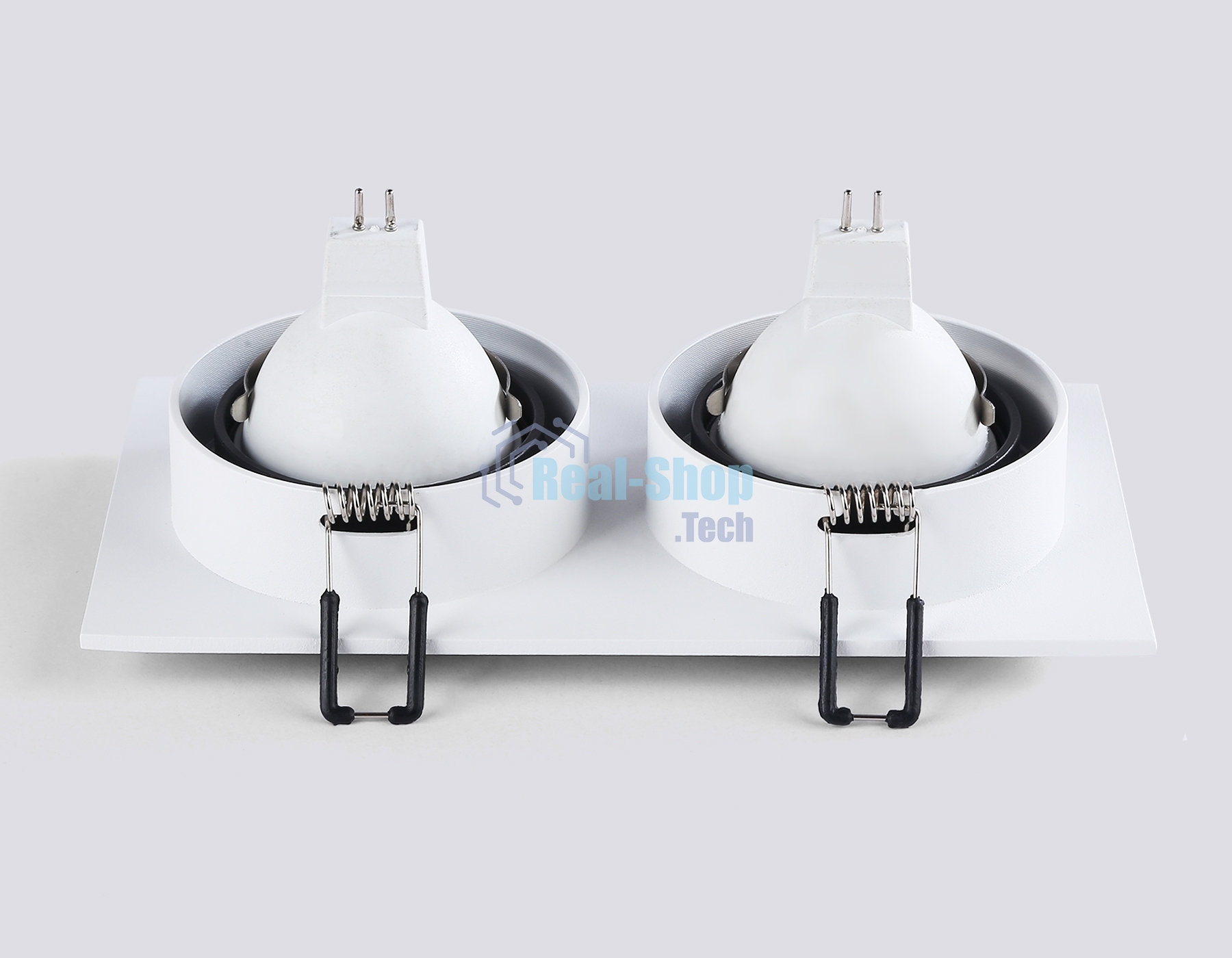 Светильник встраиваемый Ambrella light TN102732/2 WH/BK белый/черный GU5.3 175*92*23
