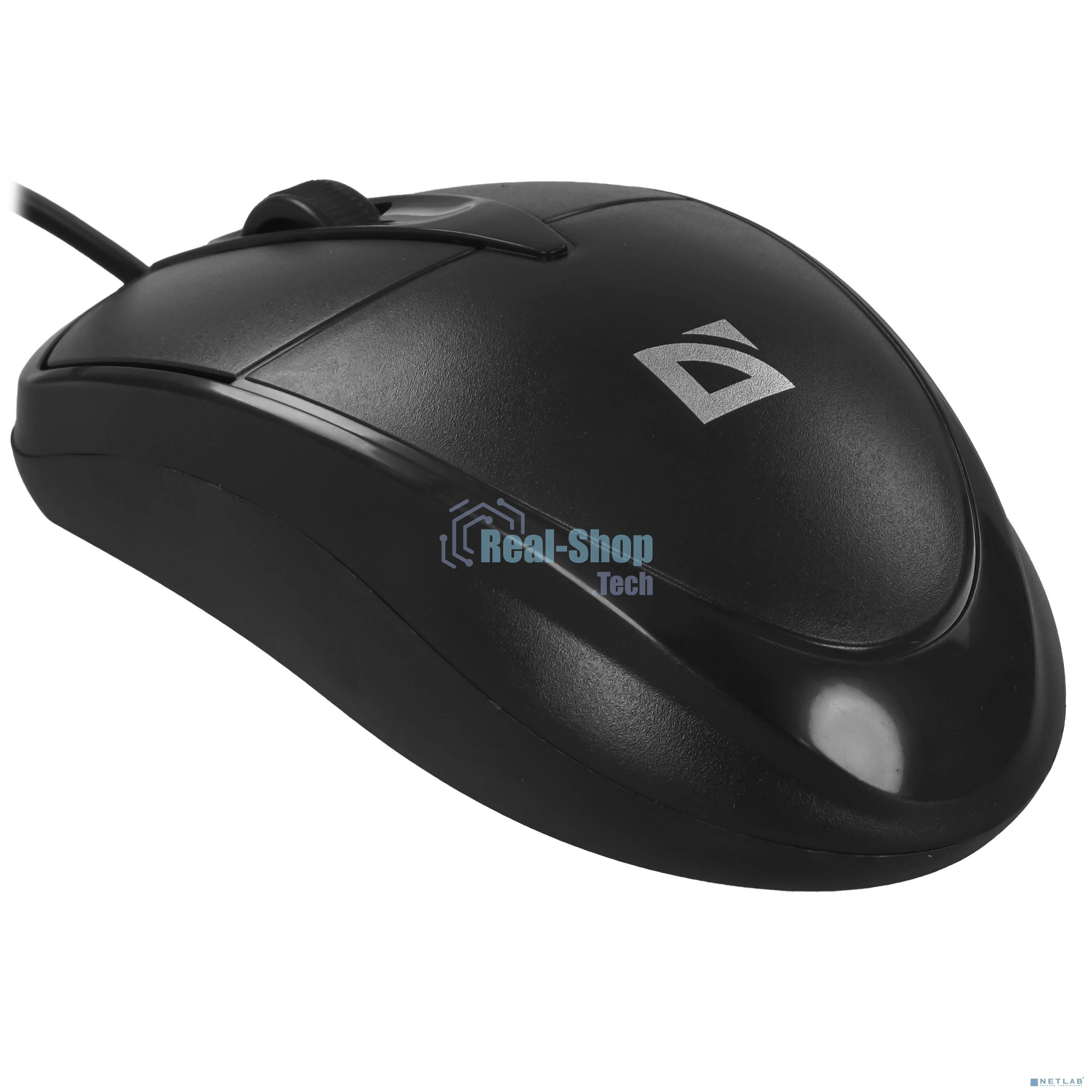 Мышь проводная Defender Trace MB-989 черный, 1000 dpi, USB, кнопки - 3