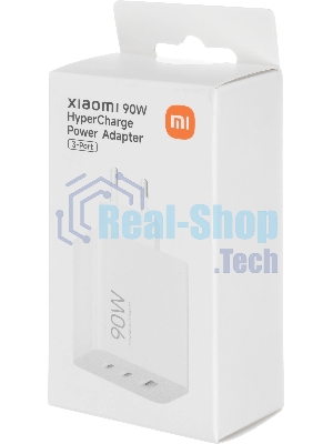 Сетевое зарядное устройство XIAOMI 90W HyperCharge Power Adapter(3-Port) EU (BHR087MEU)
