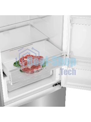Холодильник Haier CEF538CSG серебристый двухкамерный 263/105л морозилка снизу, No Frost