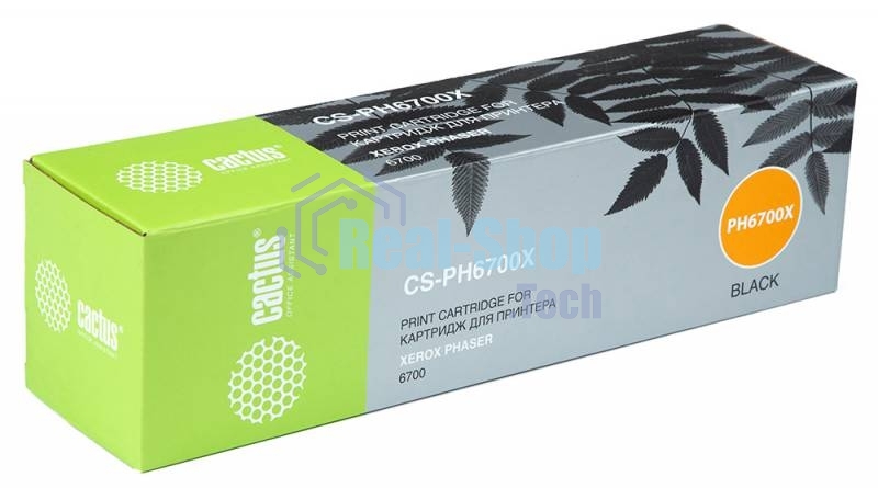 Картридж лазерный Cactus CS-PH6700X (106R01526) черный (18000 стр.) для Phaser 6700