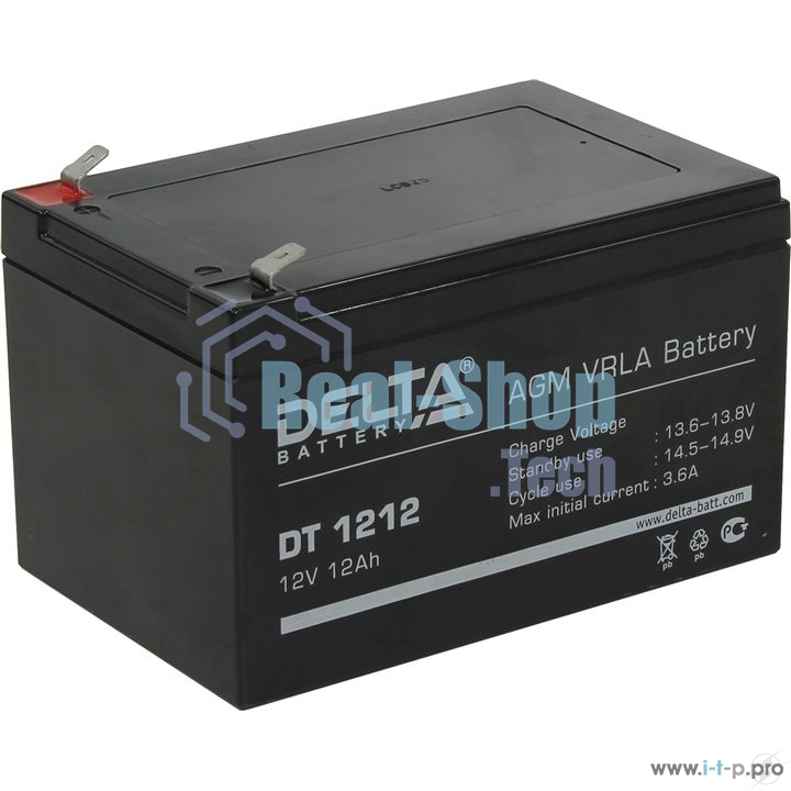 Батарея для ИБП Delta DT 1212 (12V, 12Ah)