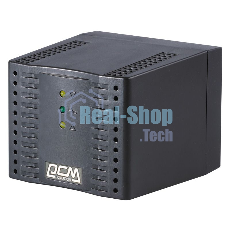 Стабилизатор напряжения Powercom TCA-2000 1000Вт 2000ВА черный