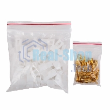 Клемма плоская Rexant штекер 6.3 мм 1-1.5 мм² (РП-п 1.5-(6.3)) + колодка