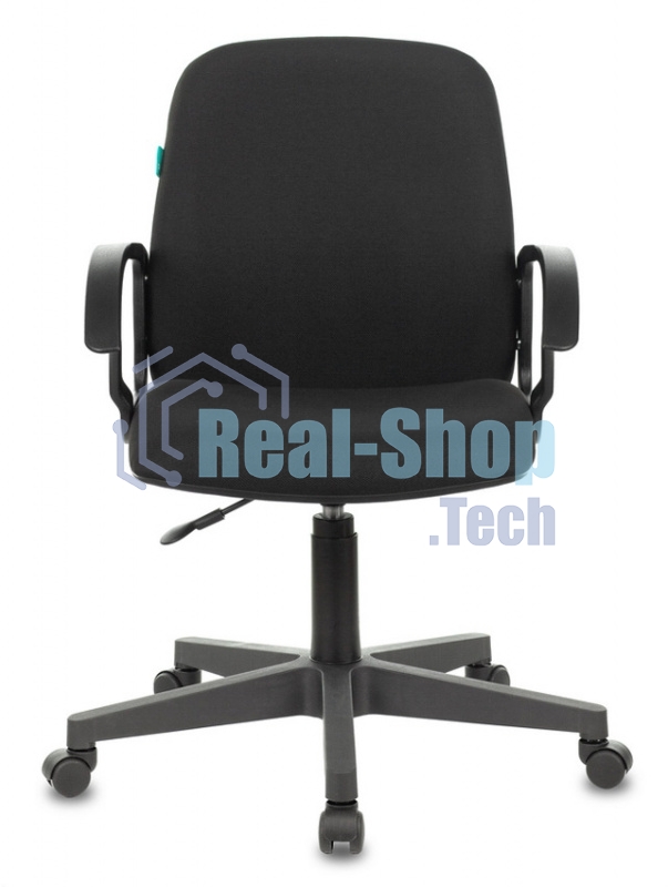 Кресло компьютерное Бюрократ CH-808-LOW/#B 3С11 черный, низкая спинка, сиденье на пиастре