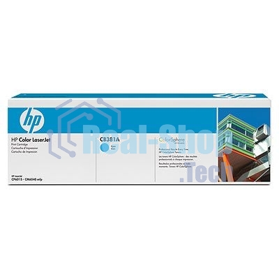 Картридж лазерный HP CB381A голубой Color LJ CP6015/CM6030mfp/CM6040mfp (21000 стр.)