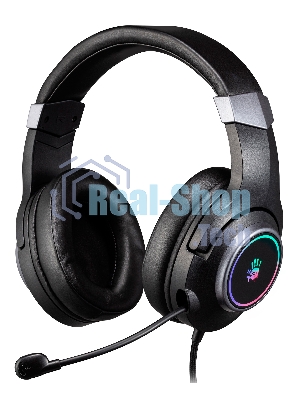 Гарнитура проводная с микрофоном A4Tech Bloody G350 черный 2м мониторные USB оголовье (G350 USB, BLACK)