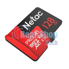 Флеш карта MicroSD card Netac P500 Extreme Pro 128Gb, retail version w/o SD adapter