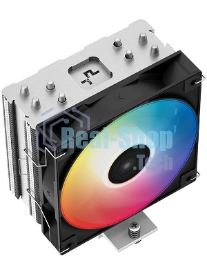 Кулер для процессора DEEPCOOL AG400 LED черный, 120 мм, алюминий/медь, 2000 об/мин, 31.6 дБ, 4 pin, 220 Вт, 150 мм