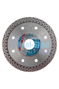 Диск алмазный Gross ф115х22,2мм, тонкий, сплошной (Jaguar), мокрое резание