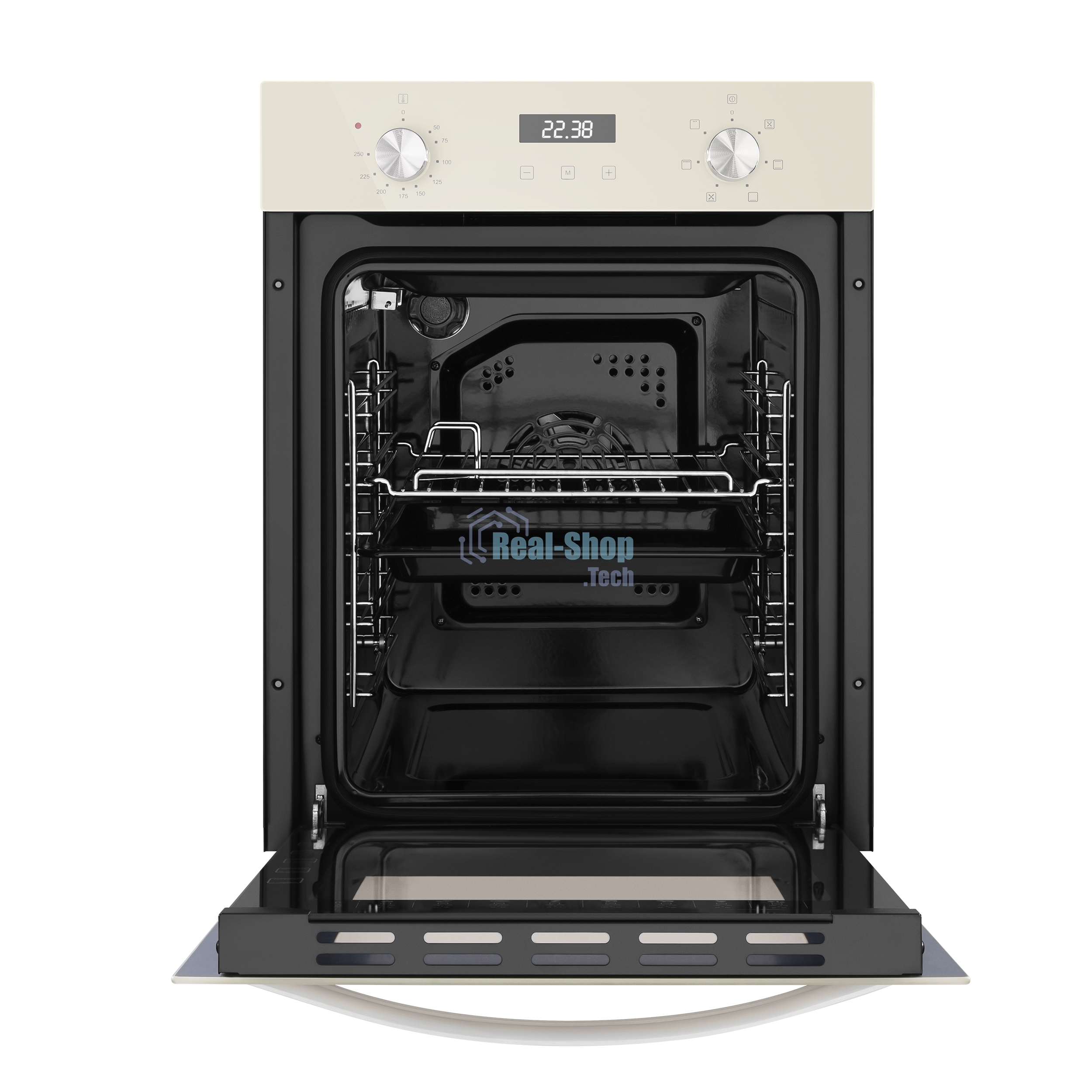 Шкаф духовой электрический Maunfeld EOEM516BG, 45 см, 51 л, бежевый, встраиваемый