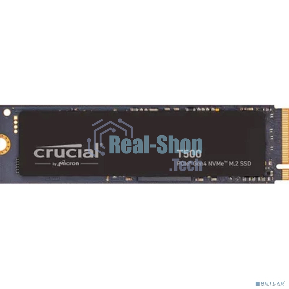 Накопитель SSD Crucial T500, 500Gb, M.2 2280, PCIe 4.0 x4, NVMe, R/W 7200/5700