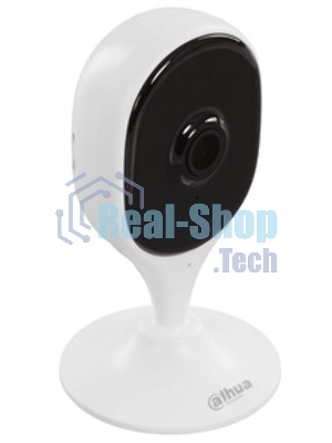 Компактная IP-видеокамера Dahua DH-IPC-C3AP-0280B с Wi-Fi 2.4ГГц 3Мп, 1/3.2” CMOS, объектив 2.8мм, обнаружение людей, ИК 10м, микрофон, динамик