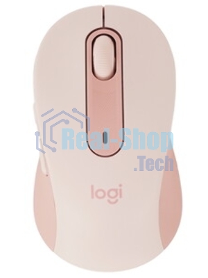 Мышь беспроводная Logitech Signature M650 розовый, 4000 dpi, радиоканал, Bluetooth, USB, кнопки - 5