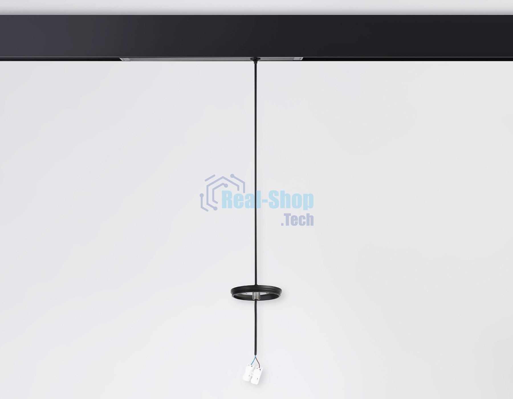 Крепеж трековый подвесной для корпуса DIY D60mm 240*42*25 H1500 BK черный