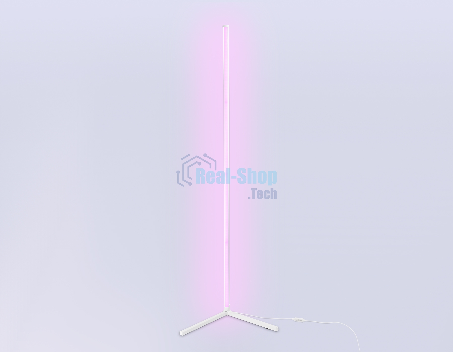 Светильник Ambrella light FL8025 WH белый LED 20W RGB D32*1650 (ПДУ РАДИО 2.4G)