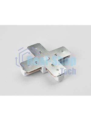 GL7171 WH белый коннектор Х-образный для однофазного шинопровода Standard 220V NEW 105*105*20