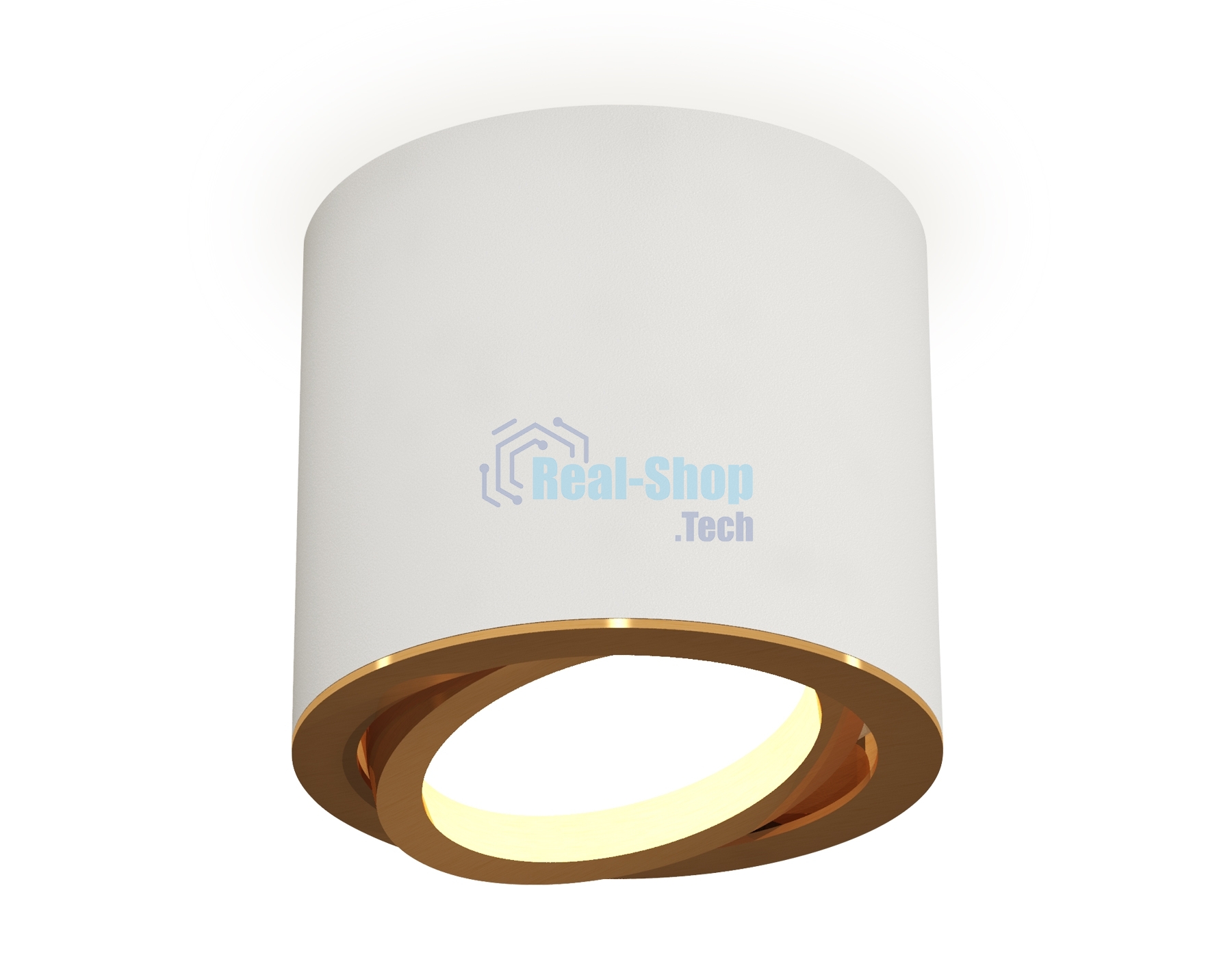 Светильник Ambrella Light XS7401004 SWH/PYG белый песок/золото желтое полированное MR16 GU5.3 (C7401, N7004)